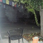Ghost appears on patio at Xuanfa Institute