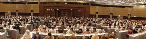 Representatives from more than 1,000 temples, associations, centers, and other Buddhist organizations located in countries and regions such as the United States, China, Singapore, Malaysia, Taiwan, Hong Kong, and Thailand earnestly answer exam questions. They took the exam in order to enable their particular organization to receive and learn from the recorded discourses on the dharma spoken by H.H. Dorje Chang Buddha III.
