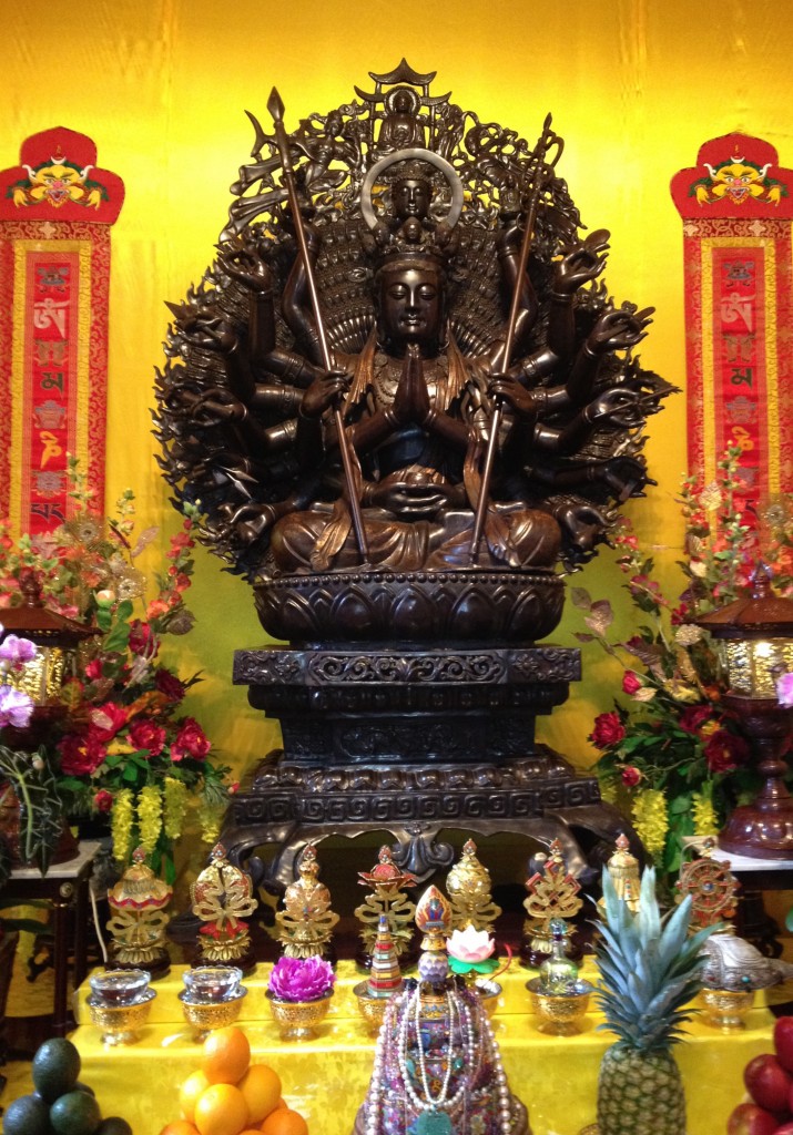 1,000 Arm Kuan Yin Bodhisattva at Hua Zang Si, San Francisco, California