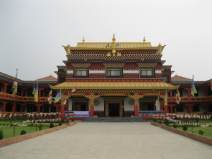 Tibetan Temple under construction at Lumbini