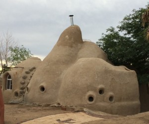 Prototype of ecodomes to be used at future desert retreat center.