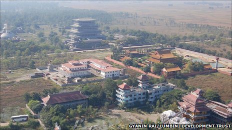 Some monasteries have been built at Lumbini - but the master plan for its development remain incomplete.