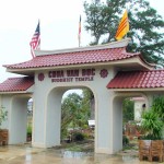 Gate to the Chau Van Duc Vietnamese Temple, Biloxi, Mississippi