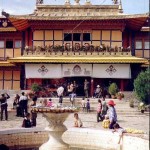 The Norbulingka palace, summer residence of the Dalai Lamas