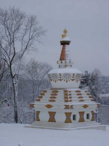The Enlightenment Stupa at Kagyu Thubten Choling Monastery, Wappingers Falls, NY
