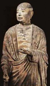 Upali, one of the ten main disciples of the Buddha, was noted for his understanding of the monastic law and discipline (Vinaya). He is said to have recited the code of rules from memory at the First Council held at Rajagrha.