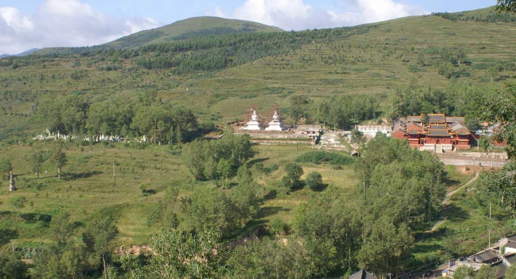 Wu-tai Shan Temple on Wu-tai Mountain, one of the four most sacred mountains in China and the site of the Vajra Throne for Manjurshri