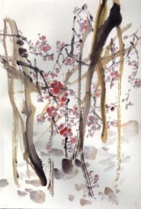 "Superlative Style," from Collected Plum Blossom Paintings, Caligraphy, Poems, and Songs by Master Wan Ko Yee.
