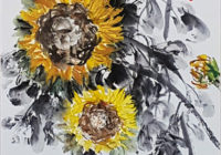 "Sunflower" by H.H. Dorje Chang Buddha III